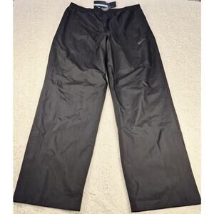Nike Golf Storm Fit Pant Black Waterproof Windbreaker Men’s XL Drawstring 619903